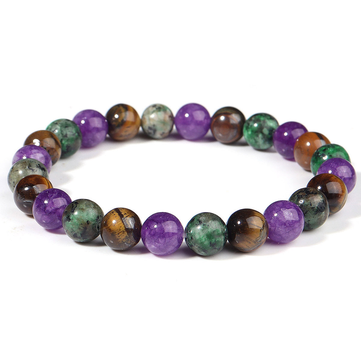 Natural stone beaded bracelet