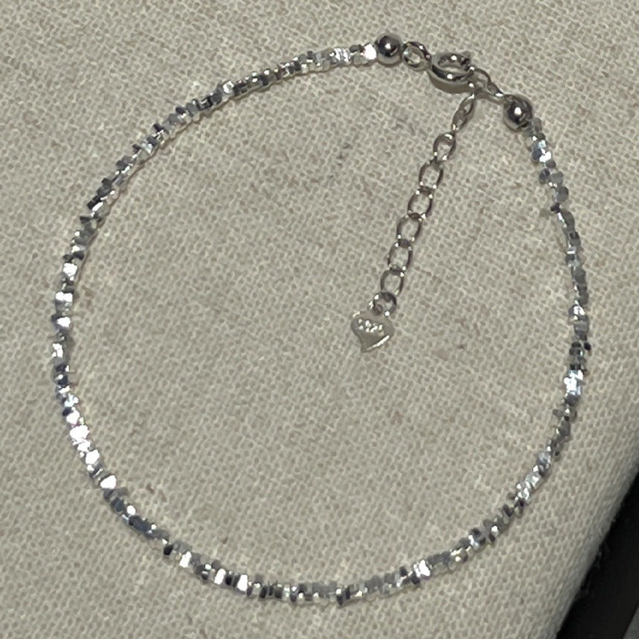 Zircon Pearl Silver Bracelet