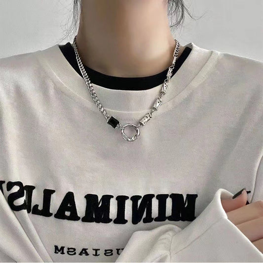 Handsome men’s clavicle chain