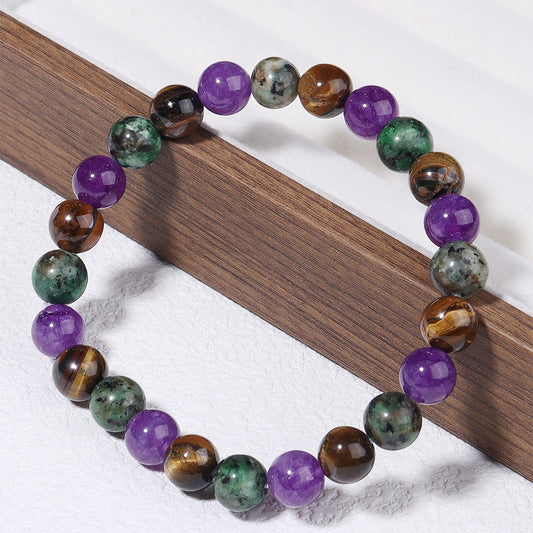 Natural stone beaded bracelet