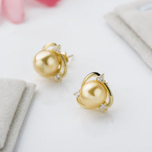 French retro 925 gold earrings