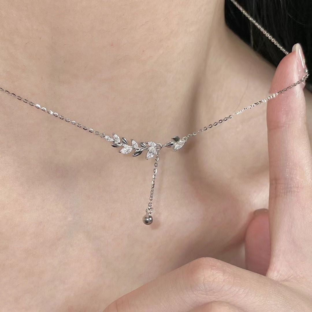 Sui Sui Peace Tassel Wheat Ear Necklace
