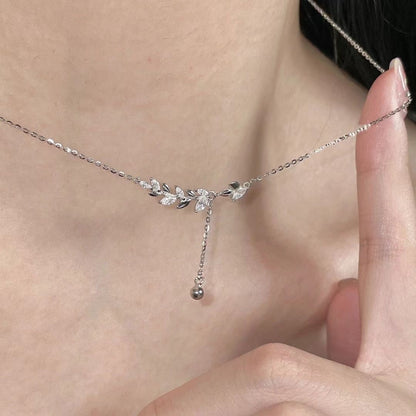 Sui Sui Peace Tassel Wheat Ear Necklace