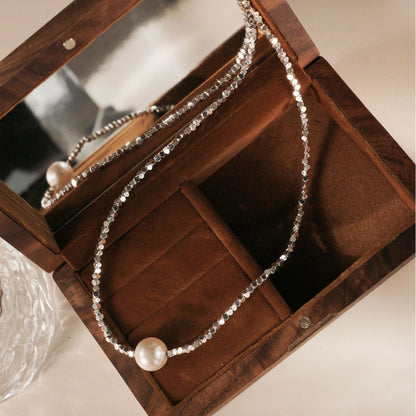 Silver Shijia Pearl Necklace