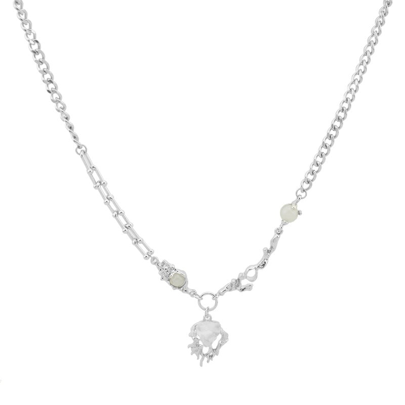 Flame Moonstone Necklace