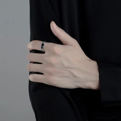 Sterling silver pattern ring