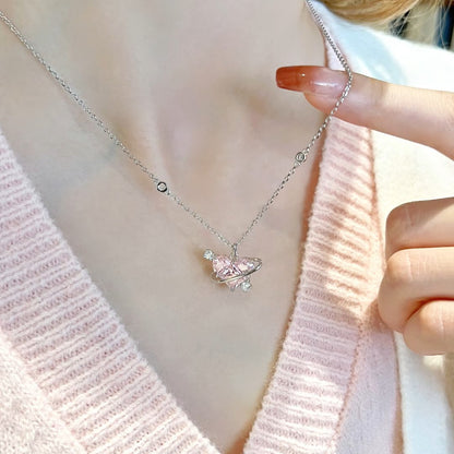 Sweetheart Girl Love Planet Necklace