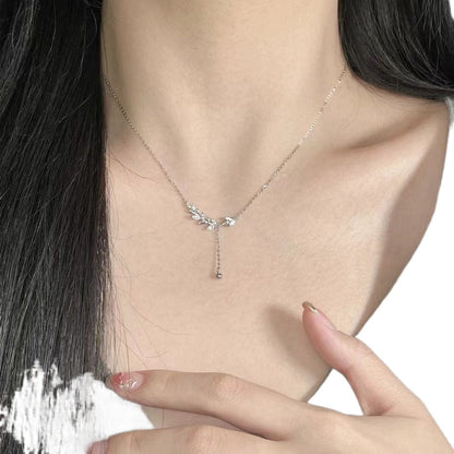 Sui Sui Peace Tassel Wheat Ear Necklace