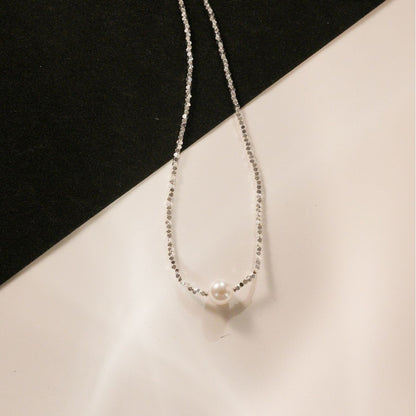 Silver Shijia Pearl Necklace