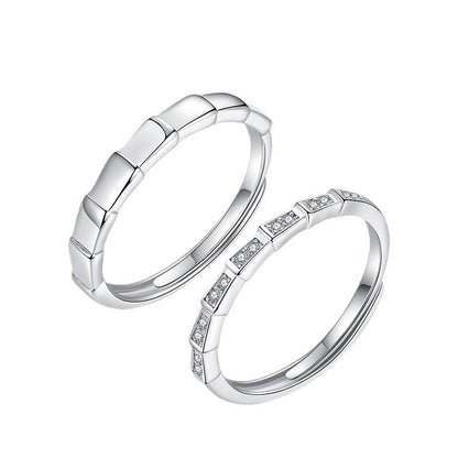 Childhood sweetheart couple ring