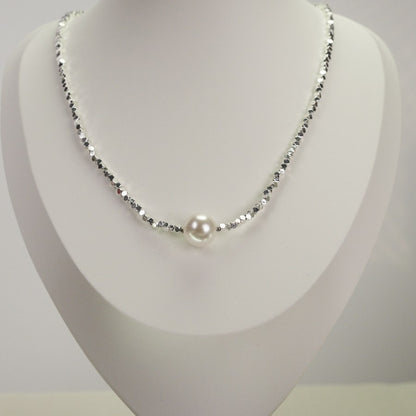 Silver Shijia Pearl Necklace