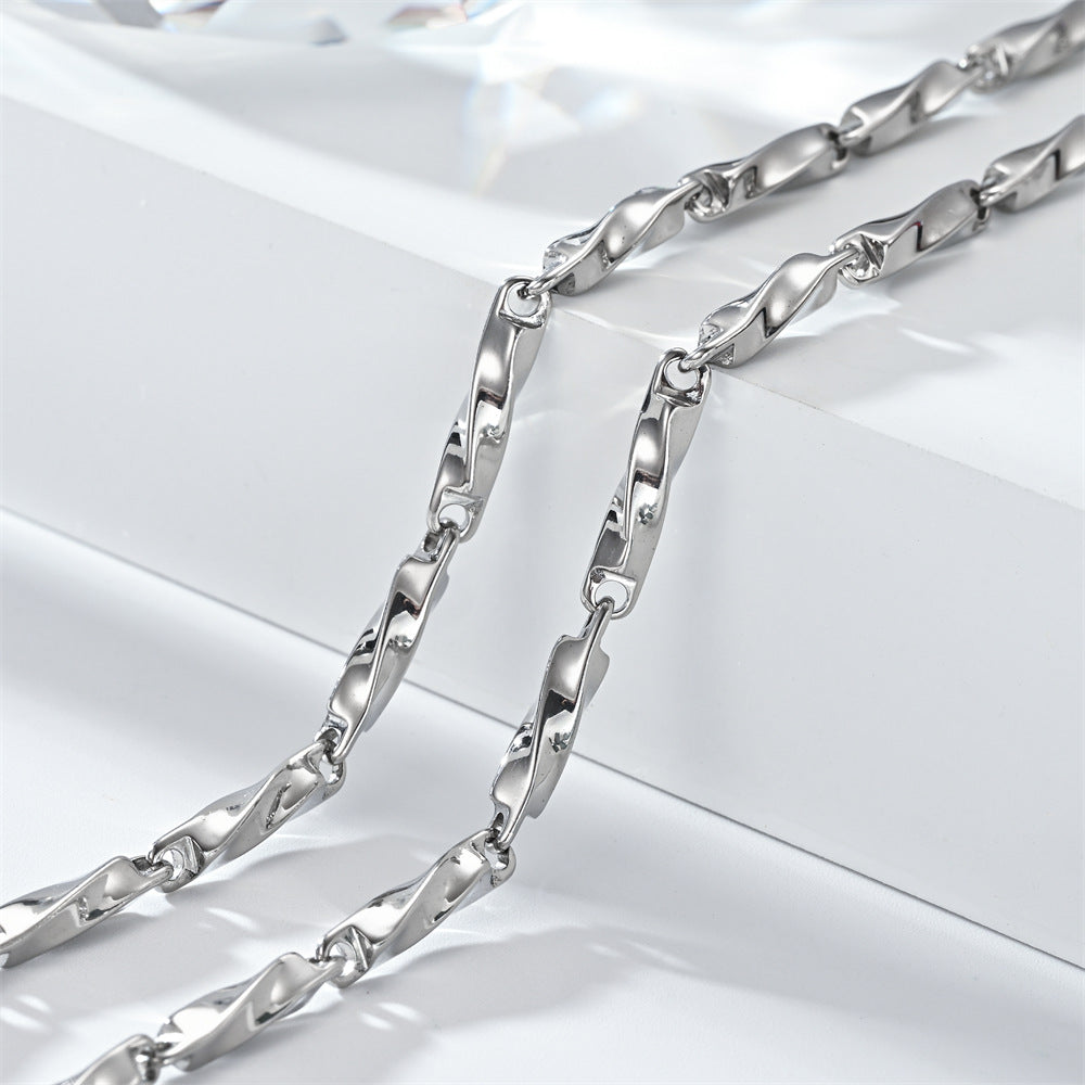Mobius Titanium Steel Necklace